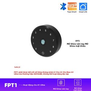 RAYKUBE A1 Khóa Thông Minh Siêu Thông Minh Tuya BLE Khóa Cửa Điện Tử Thông Minh Có Bàn Phím Vân Tay Lắp Đặt Không Cần Đào Cho An Ninh Gia Đình