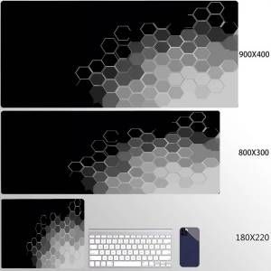 Bandai | Large Gaming Mousepads Mouse Pad Computer Mousepad Geometric Mouse Mat 90x40cm Desk Pads For PC Keyboard Mats Table Rug