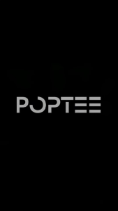 【POPTEE】 Cotton100% T-Shirt for Women & Men Fitted Round Neck Summer Top Essential Comfort