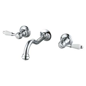 AZOS | Wall-Mounted Basin Faucet Copper Mixer Tap