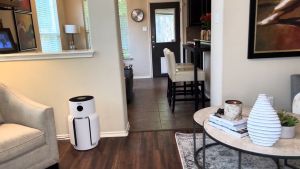 Shark NeverChange5 Air Purifier MAX for Home Large Room Coverage 130sqm 5-Year HEPA Filter Traps 99.97% of Allergens including Dust Pollen Pet Dander Auto Mode Quiet LED Display White