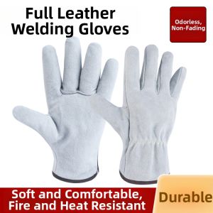 Heat-resistant Welding Cowhide Gloves
