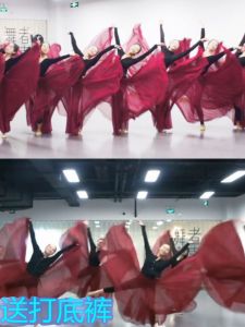 Chiffon Dance Performance Skirt for Girls A-Line Semi-Half Skirt with Tie-Details Easy for Matching All-Season Neutral