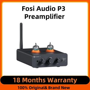Fosi Audio P3 Bluetooth Tube Amplifier HiFi Stereo Preamplifier Valve Vacuum with Treble & Bass Tone Control With V3
