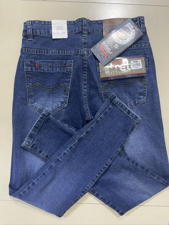 RRJ PANTS SKINNY JEANS FOR Dark Denim Casual Pants Regular