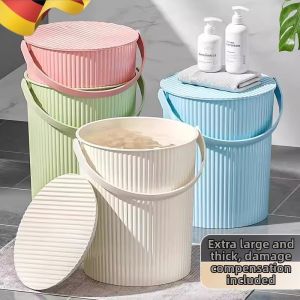 forsso | Dormitory Student Special Thick Plastic Bucket for Laundry Water Storage with Handle Large Capacity