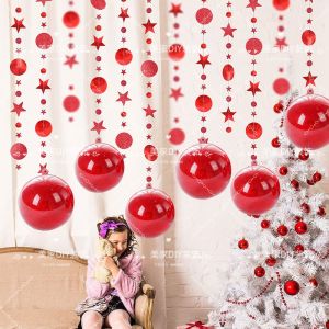 Trang Trí Giáng Sinh Trang Trí Mặt Tiền Hoa Mây Rỗng Mái Nhà Trang Trí Không Gian Hoạt Động Chủ Đề Tường Nền