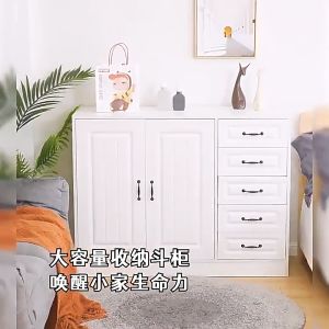 ตู้เตี้ย ตู้ทรงเตี้ย 120/90ซม.ตู้เก็บของ ตู้ครัว สีสลับ ลิ้นชักตู้เก็บลิ้นชัก ตู้ลิ้นชักส