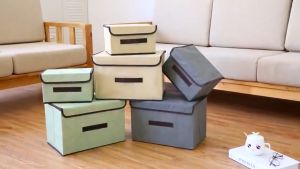 MIYA dustproof storage box kotak baju kotak simpan barang box baju bertutup storage bag kotak pakaian kotak baju storage wardrobe organizer foldable quilt toy clothes storage box wardrobe clothes organizer box stackable