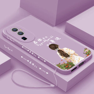 Durable Elegant FemaleOPPOreno10CaseLiquid SiliconeMaterialFull ProtectionPunch HoleSoft Anti-DustFallsFor OPPO RENO10 PRO+