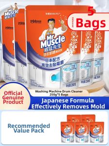 Mr Muscle | Powerful Disinfection Descaler Cleaner for Top-Load and Front-Load Washing Machines