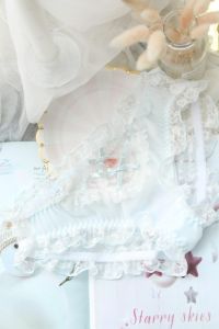 2022 ใหม่ หวาน โลลิต้า สไตล์เต็ม ลูกไม้ สามเหลี่ยม กางเกงชั้นในหญิง ริบบิ้นดีไซน์ น่ารัก Bowknot พลัสไซส์ ชุดชั้นในสําหรับผู้หญิง