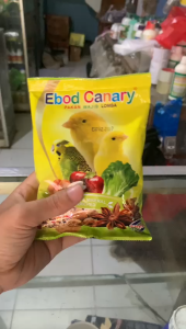 Pakan Burung Kenari / Makanan Burung Kenari Ebod Canary Kemasan Pabrik 150Gram
