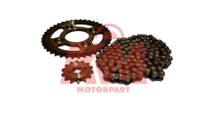 Gear Set Supra Fit New Supra X 125 Revo Old Revo Fit Revo 110 Paket Gir dan Rantai