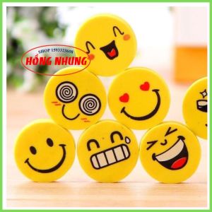 [Mới] Túi Gồm 4 Viên Tẩy Mặt Cười (Tẩy Hình Mặt Cười)