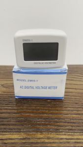 VOLTMETER DM55-1 AC VOLT METER 220V PLUG EU ALAT UKUR TEGANGAN LISTRIK TINGGAL COLOK LAMPU TIDUR PRODUK IMPOR