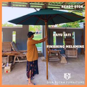 Rangka payung taman rangka payung cafe payung jati berkualitas payung kain waterprof payung hotel payung pantai payung villa outdoor