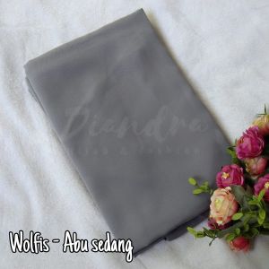 Diandra Hijab | Khimar Wolfis Wolpeach Pet Antem Size XXXL Kerudung Jumbo Jilbab Syari Murah Laris