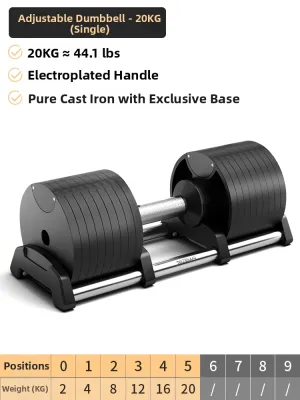 TEZEWA | Adjustable Weight Dumbbell Fitness Set