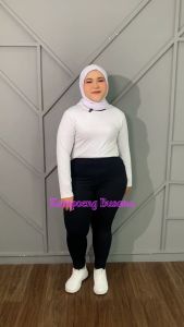 Celana Legging Jumbo Polos Muslimah Bahan Spandek Rayon Premium