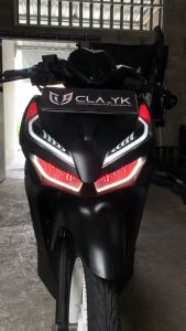 Paket Lengkap Lampu Alis Motor Vario 125 & 150 Gratis Devil Eye Tinggal Pasang