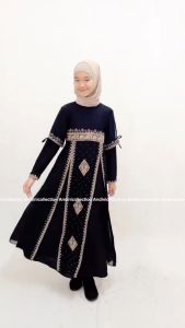 GamisAbaya Turkey ANAK TANGGUNG Amarta 145 Bordir dan Payet Muslim Mewah Andinicollection