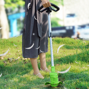 Cordless Grass Cutter Electric Lawn Mower Grass Trimmer Adjustable Rotatable Electric Mower Multi-Function Household Garden Weeding Tool Rechargeable Lithium Battery Power Machine with 5 Years Warranty