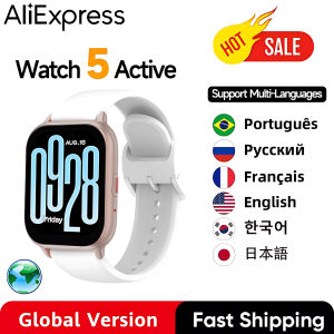Watch 5 Active Global Version Men Smartwatch 2 LCD Display Bluetooth Phone Call 18 Days Battery Heart Rate For Xiaomi Redmi