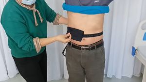 Peritoneal Dialysis Catheter Protection Belt with Buckle Adjustable Tube Protection Cotton Band for Patient Care