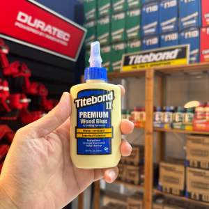 กาวไม้ Titebond 4 oz 8 oz 16 oz PREMIUM Il Wood Glue (สีน้ำเงิน) กาวไม้ เกรดพรีเมี่ยมจาก USA