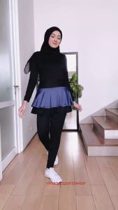 NANO || CELANA ROK LEGGING / CELANA LEGGING PANJANG ROK DOUBLE LAYER
