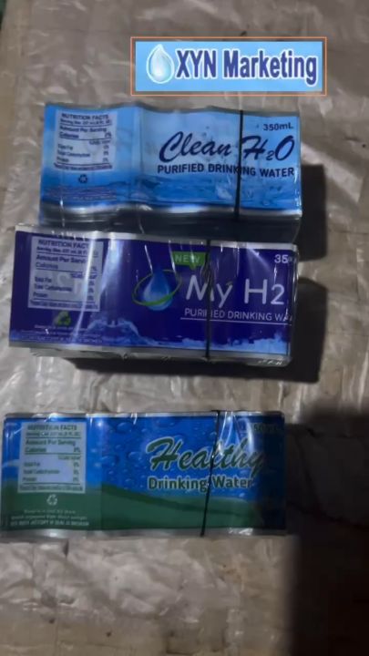 Shrinkable Label for Drink Bottles (My H2O) 500pcs per pack (350ml/500ml/1000ml)