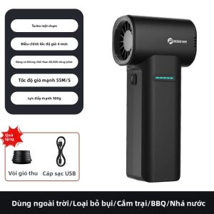 Quạt Thổi Cầm Tay TF40 Turbo Tốc Độ Cao Dùng Cho Ô Tô Loại Bỏ Bụi Nước Tuyết Chạy Bằng Pin