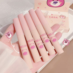 【COD】Matte Mischievous Bear Lip Glaze Set Beludru Non Stick Cup Lipstik Tidak Luntur Lima Buah - 💞Margot