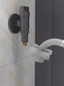 Koyot Abu-Abu Keran/Stop Kran Air/Mesin Cuci Stainless/Otomatis Menghentikan Air/Anti Ledakan Yang