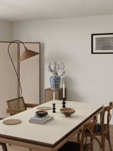 Luxurious Waterproof Oil-resistant Tablecloth Creamy Style Rectangular Shape Living Room Dining Table Pad Easy Care Sensation