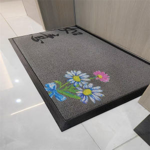 Thảm Đệm Cửa Nhà Chống Trượt Chống Bụi Bẩn Dễ Giặt Thảm Đệm Cửa Nhà Bằng Vải Polyester Thảm Đệm Cửa Nhà Hình Chữ Nhật