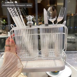 Water-draining Kitchen Utensil Organizer