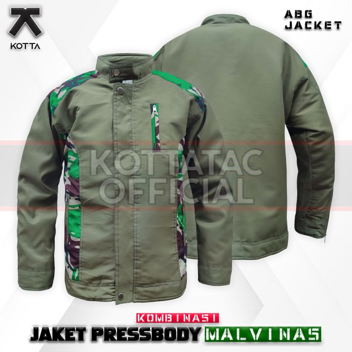 Jaket Loreng Nkri Terbaru Pressbody Abg Tactical Tni Hijau Army