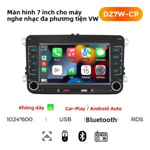 MEKEDE 7 2 DIN CarPlay Android Auto Radio Stereo Audio Cho Volkswagen Seat Skoda Passat Golf Polo - Máy Nghe Nhạc Đa Phương Tiện Bluetooth RDS