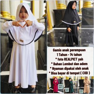 Baju muslim anak perempuan 1 tahun sampai 14 tahun By J&G Baju Gamis anak perempuan Gamis anak perempuan