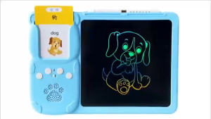 224 Sight Words Talking Flash Cards With LCD Writing Drawing Board Bilingual Educational Toy For Kids