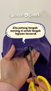 Tudung Sekolah Awning Kafa Penang Tudung Sicomel Original