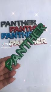 EMBLEM MOBIL PANTHER EKSTERIOR MOBIL ISUZU VARIASI TIMBUL 3D BAHAN FIBERGLASS
