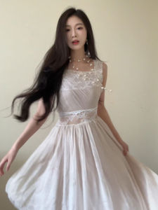 CHANGTONG | French Attractive Slim Fitting Maxi Dress