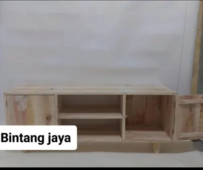 READY STOK Meja Tv Kayu Minimalis Rak Tv Serbaguna Lemari Tv Murah
