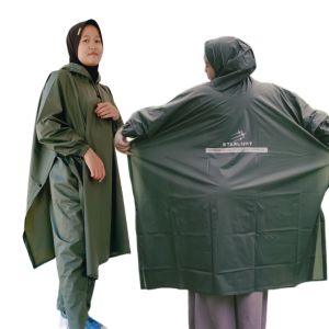 Jas hujan  Ponco celana dewasa Raincoat lengan tebal lentur kuat tahan lama by STARLIGHT