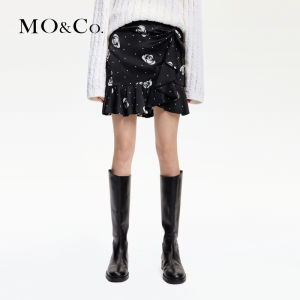 MO&Co. | Silk Content High Waisted Short Skirt