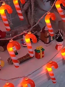 【Wholesale】 LED Warm Light Flashing Walking Stick Strip Lighting Party Christmas Tree Hanging Gifts Room Ambience Fairy Lights