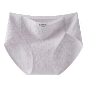 MiiOW | กางเกงชั้นในทรงสามเหลี่ยมผ้าฝ้ายแท้สำหรับผู้หญิง กางเกงชั้นในไร้ตะเข็บ กางเกงชั้นในป้องกันแบคทีเรีย กางเกงชั้นในทรงยาวสำหรับเด็กและเยาวชน